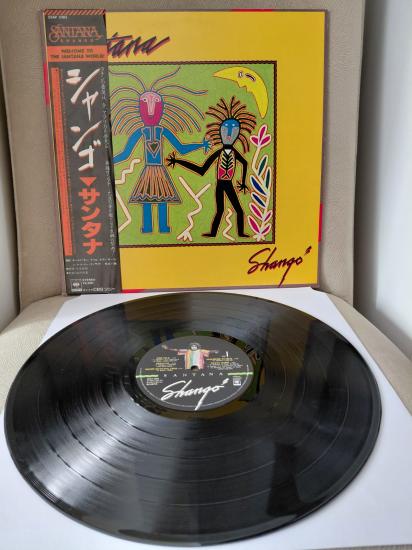 SANTANA  - Shango - 1982 Japonya  Basım LP Plak - Obi’li