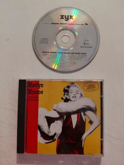 Marilyn Monroe ‎– Never Before And Never Again -  1989  Avrupa Basım CD Albüm