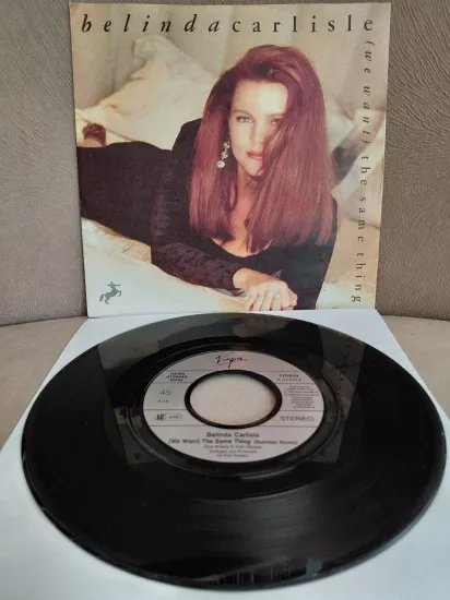 Belinda Carlisle  – (We Want) The Same Thing - 1990 Almanya  Basım 45’lik Plak