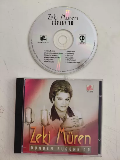 Zeki Müren – Dünden Bugüne 10 -  1998 Türkiye  Basım CD Albüm