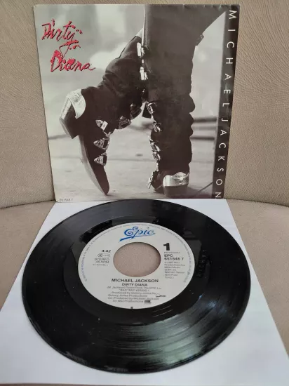 Michael Jackson –  Dirty Diana  - 1988  Hollanda Basım  45lik Plak