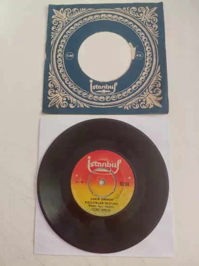 Yılmaz Şanlıel ‎– Çakır Eminem Kızılcıklar Oldumu / Zennube - Türkiye Basım 45’lik Plak