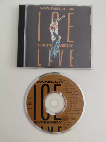 Vanilla Ice  –  Extremely Live - 1991  Avrupa Basım - CD Albüm