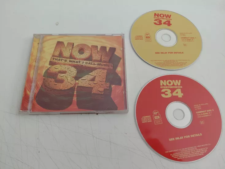 Now That’s What I Call Music! 34 (Bon Jovi ,Blur... )  - 1996 Avrupa Basım - 2xCD Albüm
