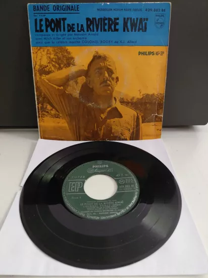 LE PONT DE LA RIVIERE KWAI ( KWAI KÖPRÜSÜ ) - 1957 FRANSA BASIM EP PLAK