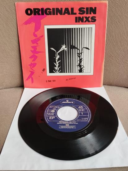 INXS –  Original Sin -  1982  Hollanda Basım 45 lik EP Plak
