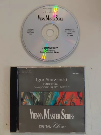 Igor Stravinsky – Petruschka - Symphonie In Drei Sätzen  -  1991 Almanya Basım  CD Albüm