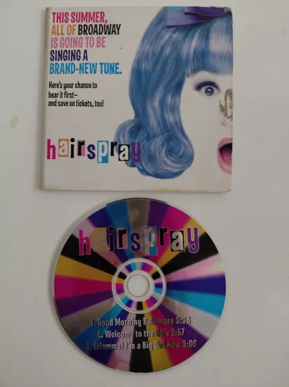 Original Broadway Cast – Hairspray -  2002  USA Basım -  CD, Single