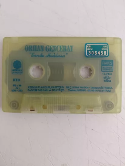 Orhan Gencebay – Sende Haklısın  -  Türkiye Basım Kaset Albüm / Kapaksız