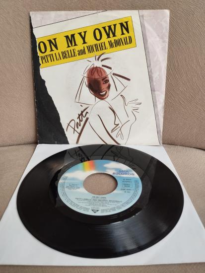 Patti La Belle And Michael McDonald – On My Own - 1986 İspanya Basım 45lik Plak