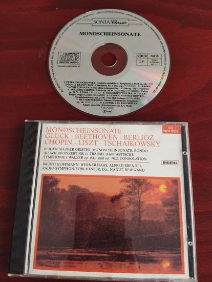 Mondscheinsonate - Gluck/ Beethoven/ Berlioz/ Liszt - 1987  Almanya Basım CD Albüm