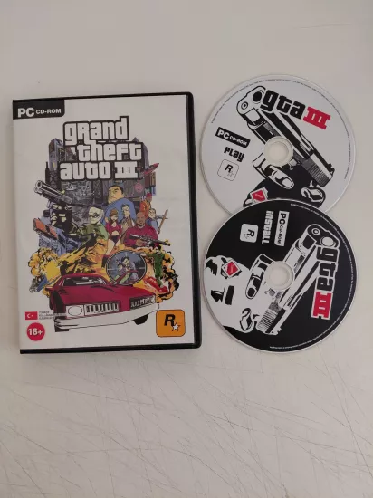 GRAND THEFT AUTO III  -  PC  2xCD-ROM Oyun