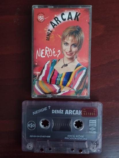 Deniz Arcak – Nerde? -  1993 Türkiye Basım  Kaset Albüm