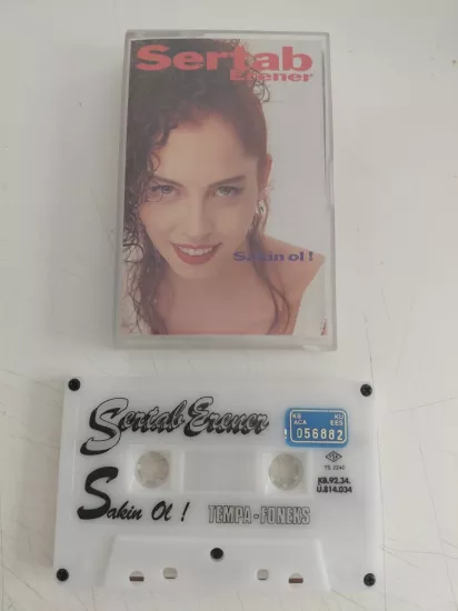Sertab Erener – Sakin Ol! - 1992 Türkiye Basım  Kaset Albüm /Posterli