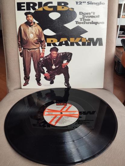 Eric B. & Rakim – Don’t Sweat The Technique - 1992  Amerika Basım Maxi  33 Lük Plak