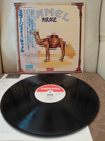 CAMEL - Mirage - 1980 Japonya  Basım Nadir Plak Albüm -Obi’li