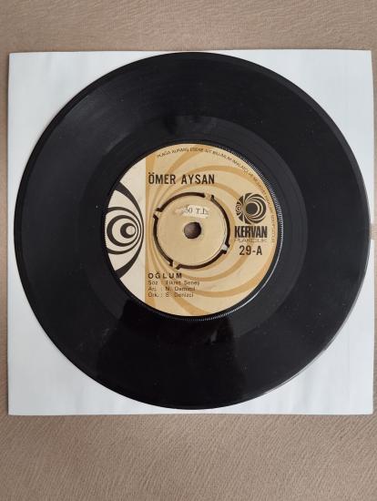 Ömer Aysan - Oğlum / Memleketim -  1975 Türkiye Basım 45 lik Plak