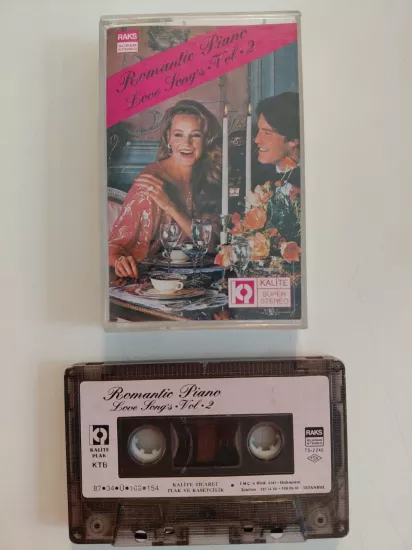 Romantic Piano - Love Songs Vol 2  - 1987 Türkiye  Basım Kaset Albüm