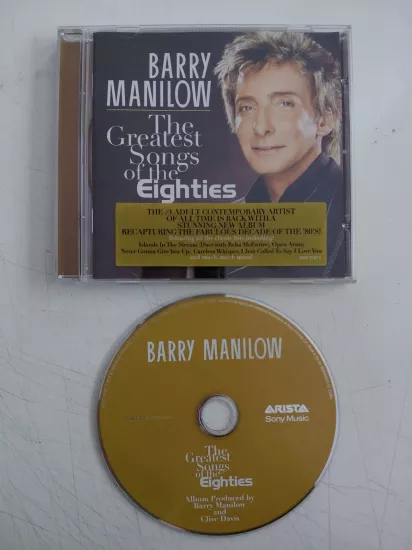 Barry Manilow – The Greatest Songs Of The Eighties - 2008  Avrupa Basım CD Albüm