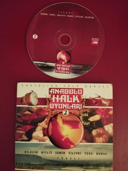 Anadolu Halk Oyunları 2 - Bilecik/ Bitlis /İzmir /Silivri /Teke/ Bursa  - Türkiye  Basım CD  Albüm