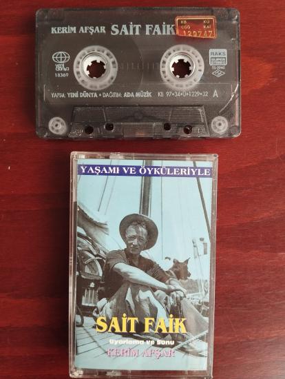 SAİT FAİK - Yaşamı ve Öyküleri ile - Sunu: Kerim Afşar  – 1987 Türkiye Basım  Kaset