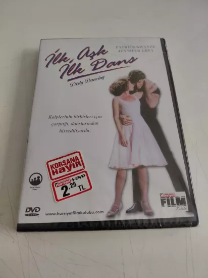 İlk Aşk İlk Dans / Dirty Dancing - Patrick Swayze -  DVD Film/Açılmamış Ambalajlı