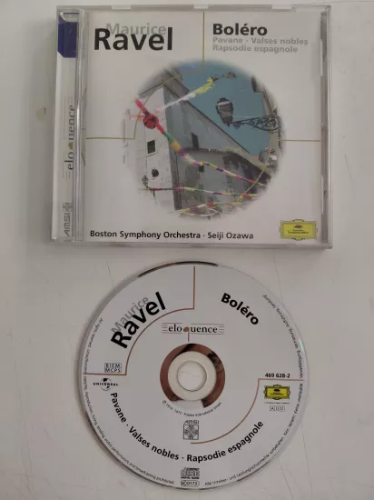 Ravel / Seiji Ozawa – Boléro / Pavane / Valses Nobles / Rapsodie Espagnole  –  Almanya Basım - CD Albüm