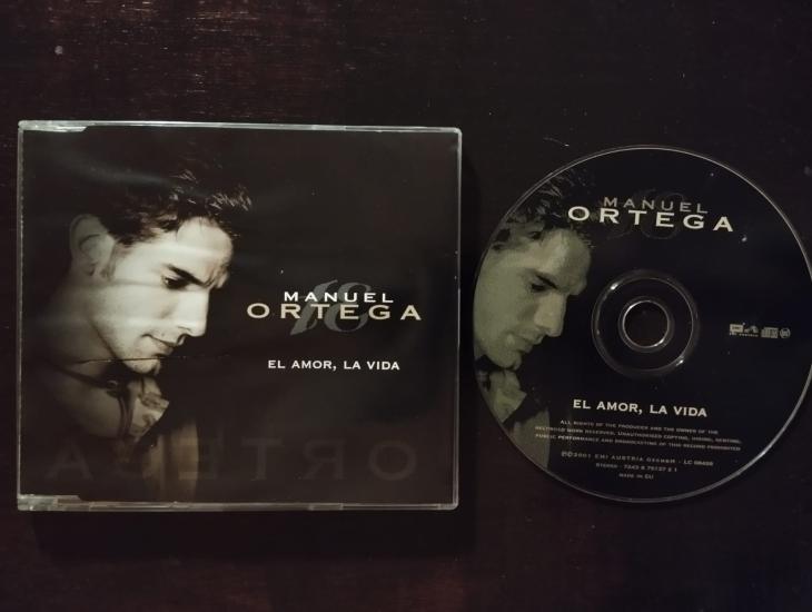 Manuel Ortega – El Amor, La Vida - 2001 Avrupa Basım 2. El  CD, Maxi-Single