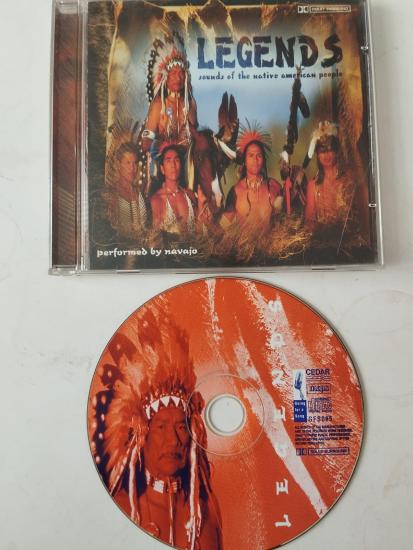 Navajo  – Legends - Sounds Of The Native American People-  Avrupa Basım CD Albüm - 2.El