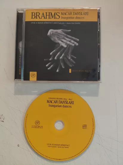 Bahar Dördüncü, Ufuk Dördüncü, Johannes Brahms – Brahms: Macar Dansları -  2009 Türkiye Basım  CD Albüm