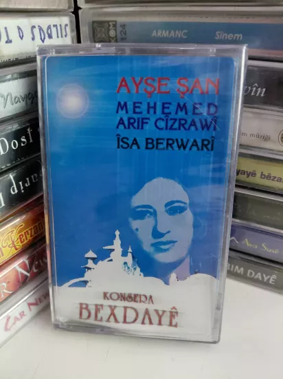 Ayşe Şan, Mihemed Arif Cizrawî, Îsa Berwarî – Konsera Bexdaye-  Türkiye  Basım Kaset Albüm /Açılmamış Ambalajlı (Kürtçe)