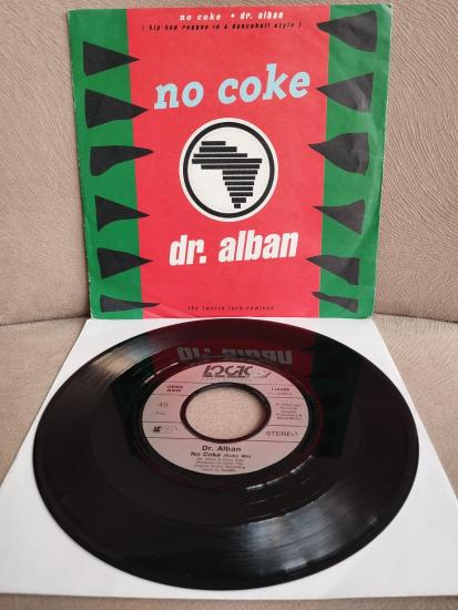 DR ALBAN - NO COKE - 1991 ALMANYA BASIM 45 LİK PLAK