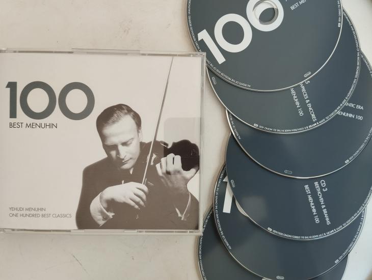Best Menuhin 100/ Yehudi Menuhin 100 Best Classics - Avrupa Basım 2. El  6xCD Albüm