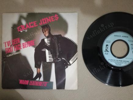 GRACE JONES - I’VE SEEN THAT FACE BEFORE ( LIBERTANGO ) - 1981 FRANSA BASIM 45 LİK