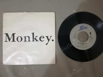 GEORGE MICHAEL - MONKEY  45 LİK PLAK - 1987 HOLLANDA BASIM