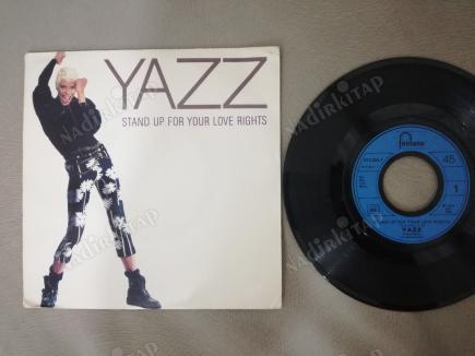YAZZ - STAND UP FOR YOUR LOVE RIGHTS 1988 FRANSA BASIM 45 LİK PLAK