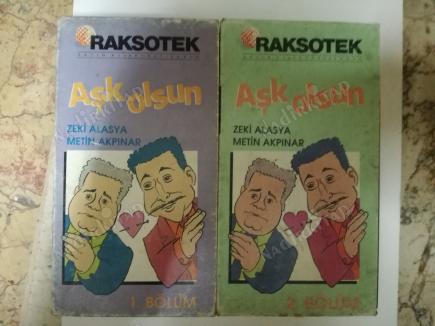 VHS VİDEO-AŞK OLSUN 1-2 TAM TAKIM ORJİNAL RAKSOTEK