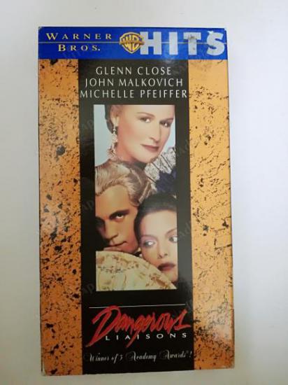 VHS VİDEO-DANGEROUS LIAISONS 2001 WARNER BROS ORJINAL ABD BASIM İNGİLİZCE