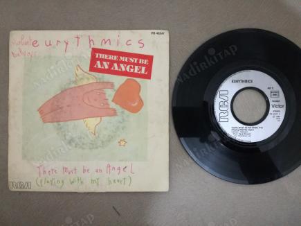 EURYTHMICS - THERE MUST BE AN ANGEL 1985 FRANSA BASIM 45 LİK PLAK