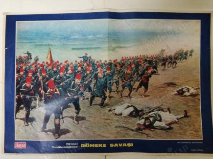 FAUSTO ZANARO-DÖMEKE SAVAŞI TABLO POSTERİ 34X50 CM BOYUTLARINDA