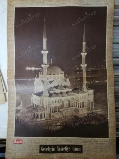 GECELEYİN NUSRETİYE CAMİİ-FOTO POSTERİ 33X49 CM BOYUTLARINDA
