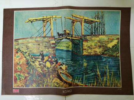 VAN GOGH-KÖPRÜ TABLO POSTERİ 33X49 CM BOYUTLARINDA