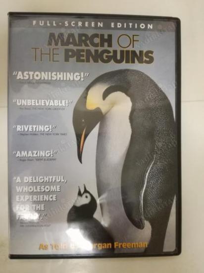 MARCH OF THE PENGUINS-As Told By Morgan Freeman-DVD BELGESEL