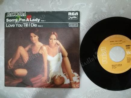 BACCARA - SORRY, I AM A LADY - 1977 YUGOSLAVYA BASIM PLAK