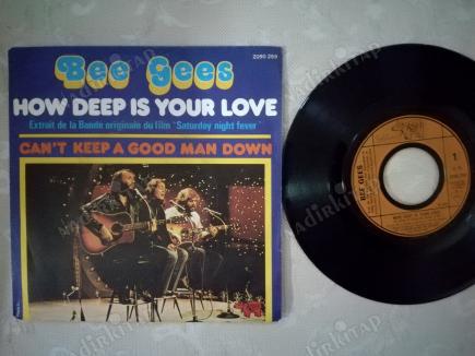 BEE GEES - HOW DEEP IS YOUR LOVE - 1977 FRANSA BASIM 45 LİK PLAK