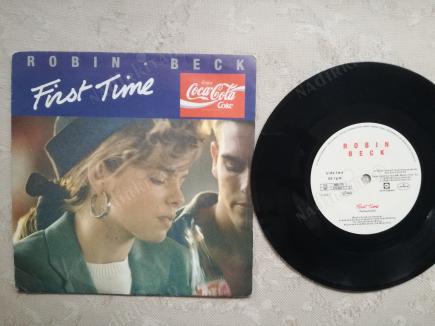ROBIN BECK - FIRST TIME - 1988 İNGİLTERE BASIM 45 LİK PLAK