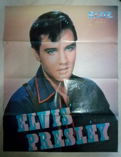 ELVIS PRESLEY POSTERİ-Blue Jean Dergisi 54x68 CM Boyutlarında