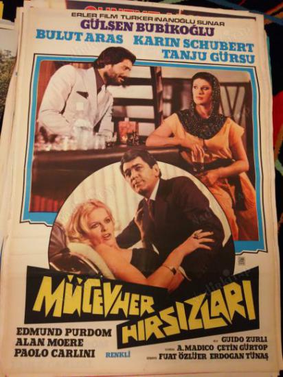 MÜCEVHER HIRSIZLARI-BULUT ARAS/GÜLŞEN BUBİKOĞLU-FİLM AFİŞİ