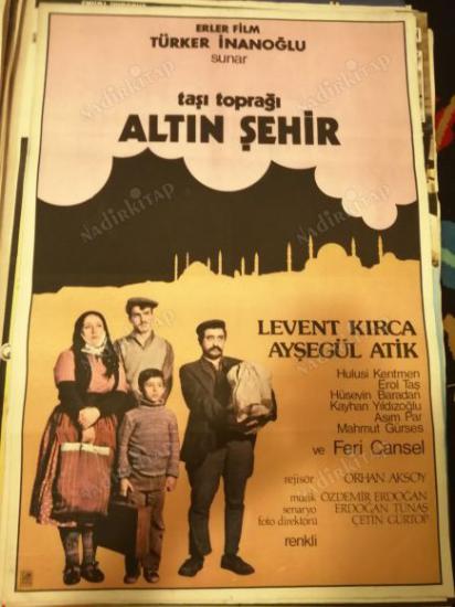 ALTIN ŞEHİR-LEVENT KIRCA/AYŞEGÜL ATİK-FİLM AFİŞİ