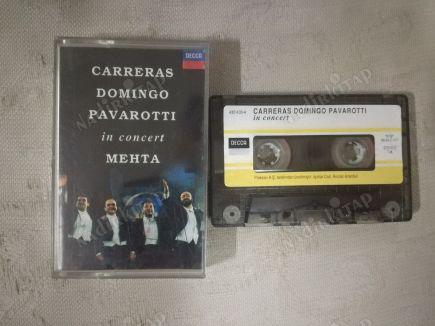 CARRERAS DOMINGO PAVAROTTI IN CONCERT-(KASET)-1990 KAĞITLI İLK BASIM